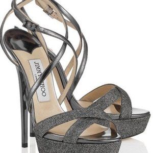 Liddie Platform Glitter Sandals Pumps
